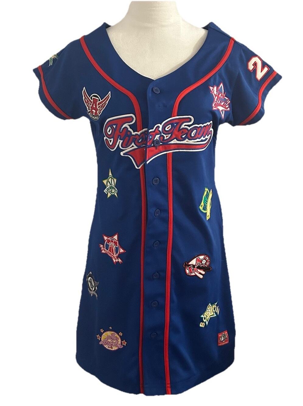 Vintage Raw Blue Women’s Baseball Dress XL